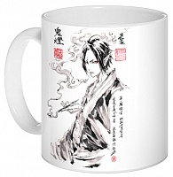 ������ Sumi-e "Hoozuki no Reitetsu" Hakutaku � Hoozuki