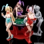 ������� 1/6 scaled pre-painted figure of The Demon Sword Master of Excalibur Academy Riselia Ray Crystalia wearing crimson bunny costume with Nip Slip Gimmick System Pack