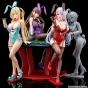 ������� 1/6 scaled pre-painted figure of The Demon Sword Master of Excalibur Academy Riselia Ray Crystalia wearing crimson bunny costume with Nip Slip Gimmick System Pack