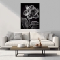 ����� �������� ��� ��������� - Black & White Flowers