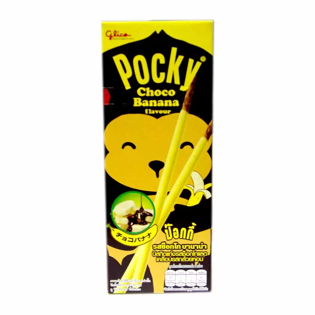 Соломка в Шоколадной Глазури POCKY со Вкусом Банана 25 Гр, Тайвань - купить  недорого